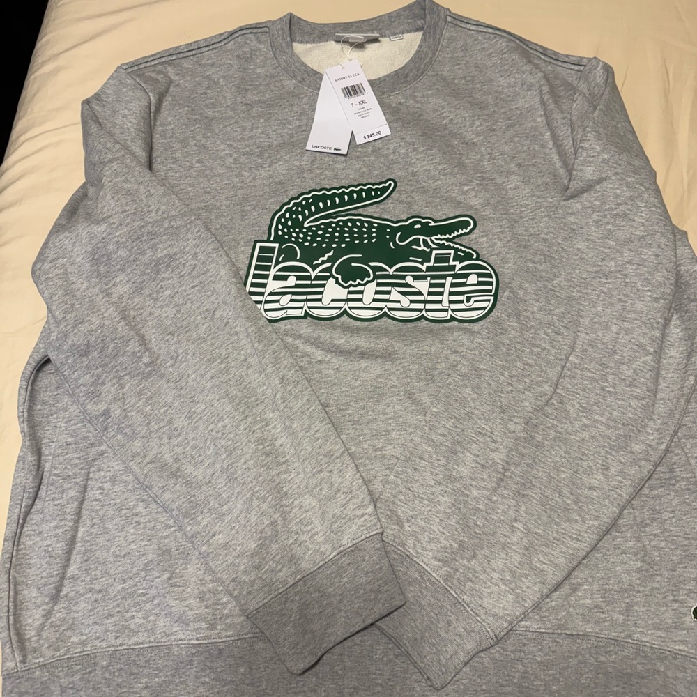 Lacoste Men's Gray Sweater
